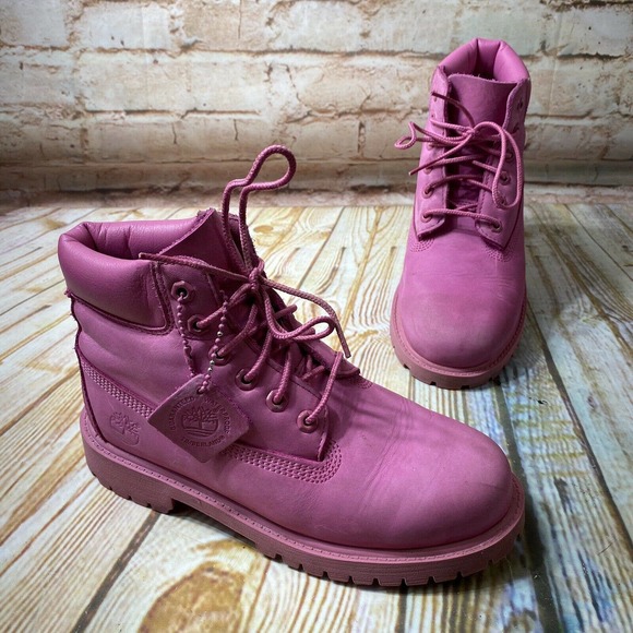 Timberland Other - Timberland Pink Leather Waterproof Hiking Boots